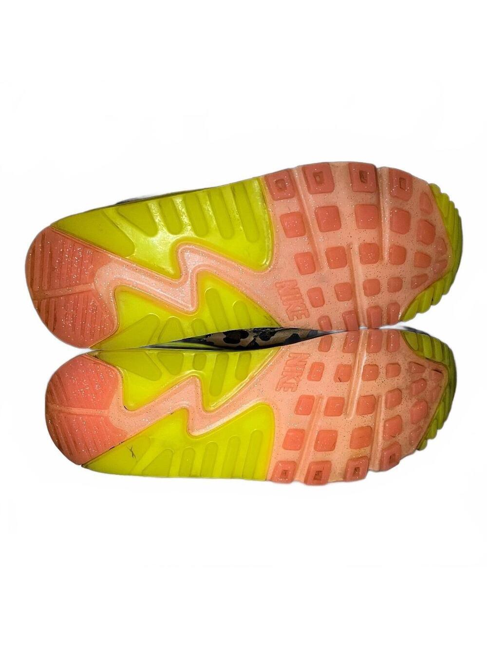 Nike Air Max 90 LX Denim Leopard Print “90s Dancefloor Green” Womens 7 - Picture 6 of 7